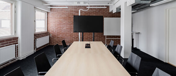 Startup hub A Grid offers multiple meeting rooms and workshop spaces.